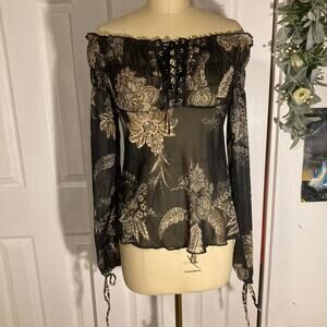 Vintage boho style black
